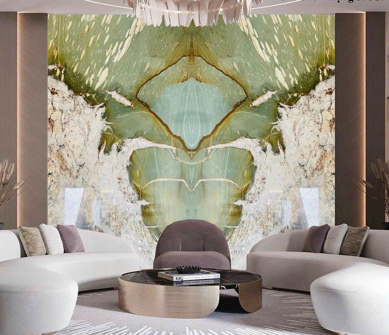 Tranh đá Phonix Green Patagonia cao cấp