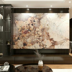 Tranh đá tự nhiên Patagonia Red Gold cao cấp