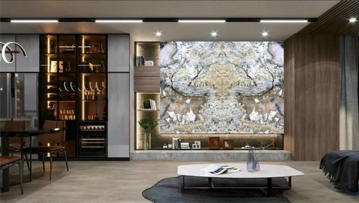 Tranh đá Hurricane Thạch Anh ấn tượng