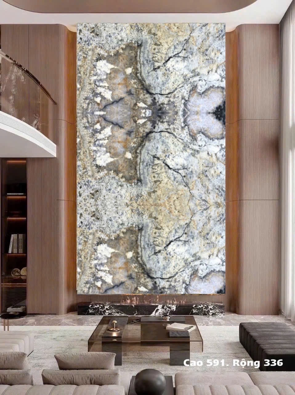 Tranh đá Hurricane Thạch Anh ấn tượng