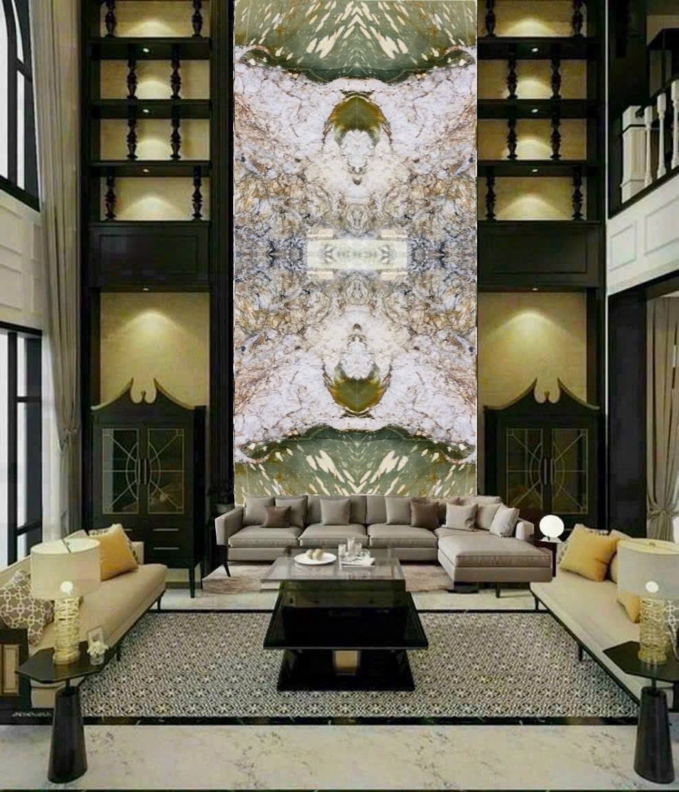 Tranh đá Phonix Green Patagonia cao cấp