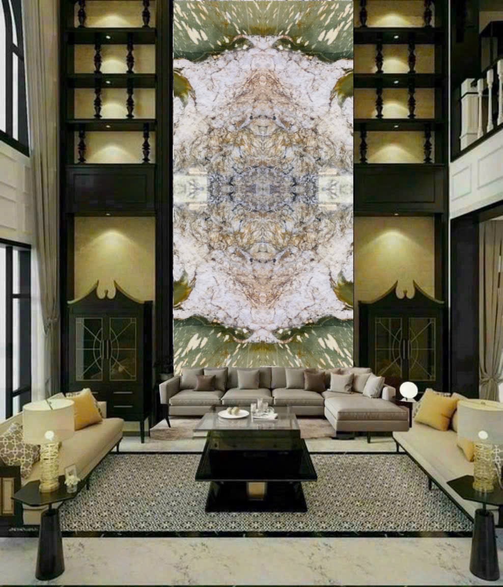 Tranh đá Phonix Green Patagonia cao cấp