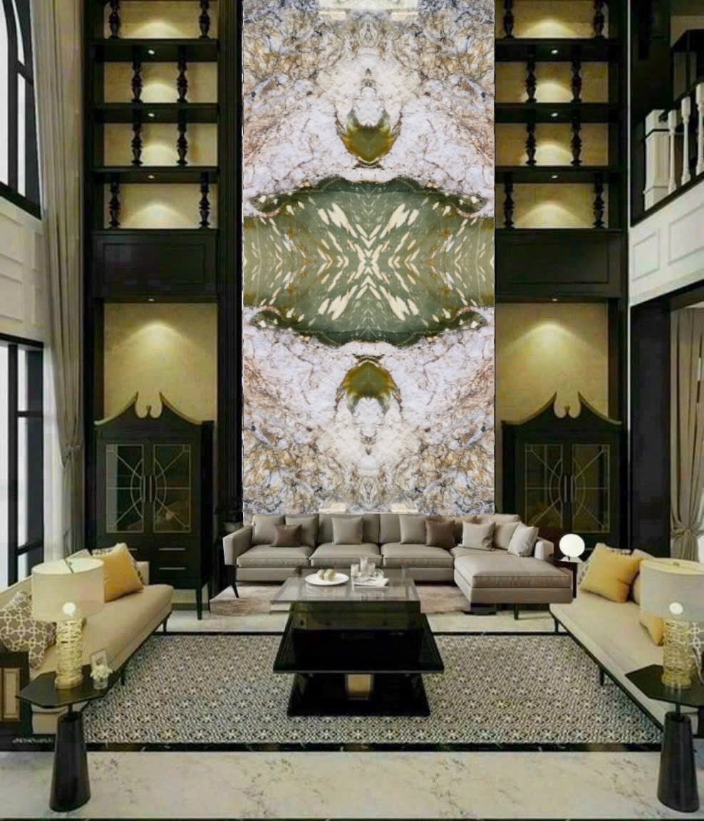 Tranh đá Phonix Green Patagonia cao cấp