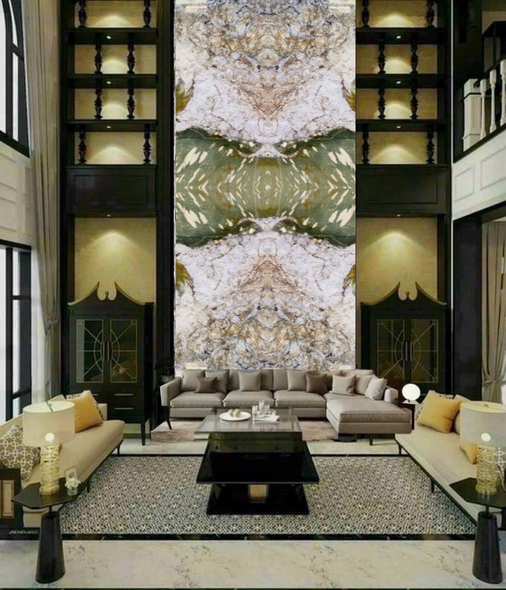 Tranh đá Phonix Green Patagonia cao cấp