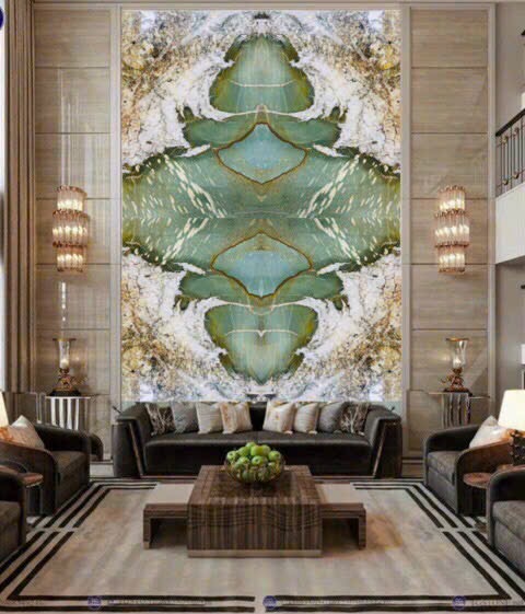 Tranh đá Phonix Green Patagonia cao cấp